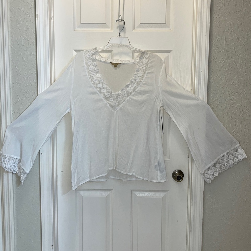 Guess white cotton tunic.
